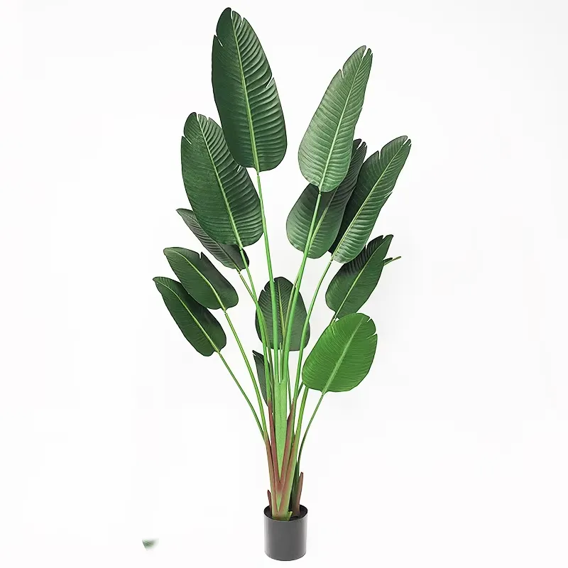 Bird Paradise Strelitzia - Yu50装飾用人工緑植物180cm人工極楽鳥花シミュレーションストレリチア、家庭装飾用