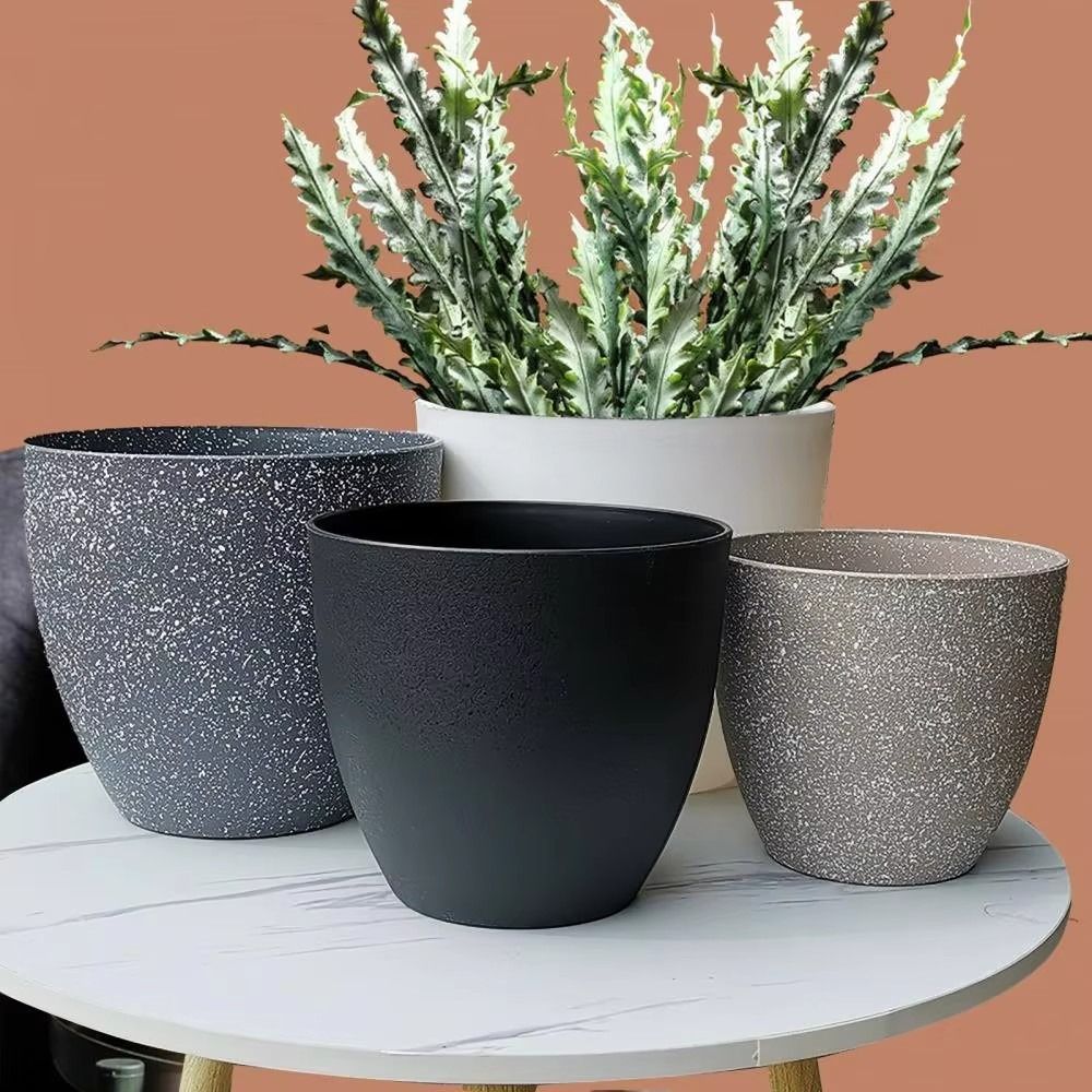 つや消し模造石盆栽植木鉢バルコニー植木鉢家の装飾用品大容量植 - Aloe Vera Pot のレビューと価格