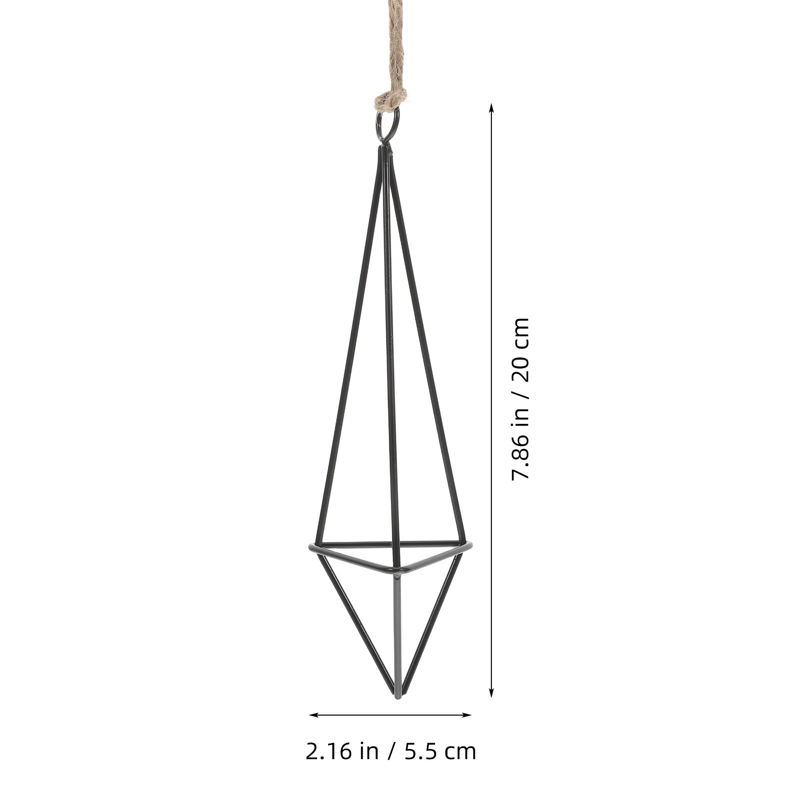 メタル製エアプランツホルダー、幾何学模様の鉄製プランタースタ - Spider Plant Hanging のレビューと価格