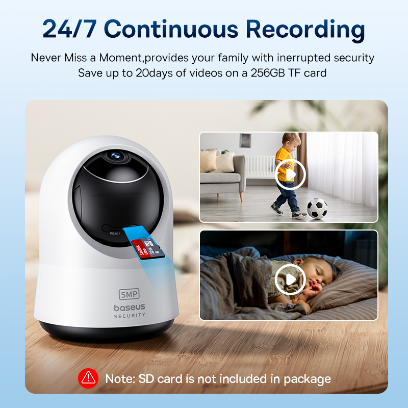 Baseus-屋内セキュリティ監視カメラ,3k,wifi,i - Eufy Camera E220 のレビューと価格
